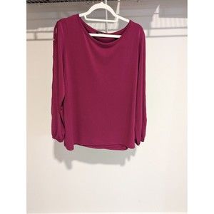 ROZ & Ali Women's 1X Top Long Sleeves
